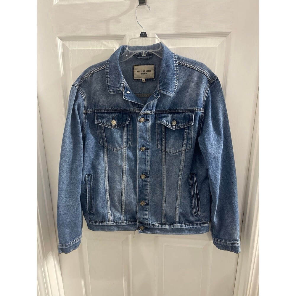 Hudson & Barrow Denim Trucker Jacket Size L